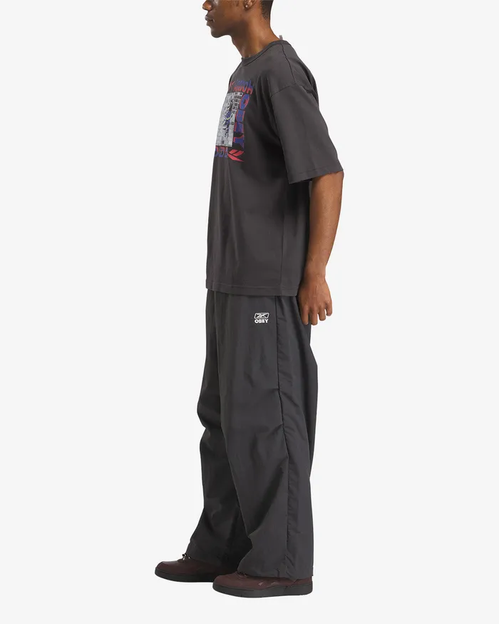 OBEY Clothing BOTTOMS Men REEBOK x OBEY TRACK PANT Washed Black