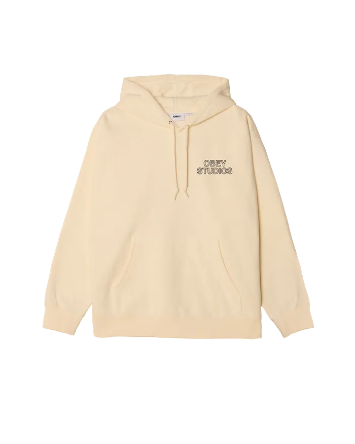 OBEY Clothing OBEY STUDIOS PALETTE PULLOVER Unbleached Men SWEATSHIRTS