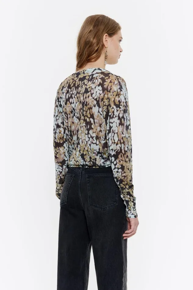 Ocher Lurex Leomimosa Sweater Leomimosa Ochre Women Bimba Y Lola Knitwear Ocher Lurex Leomimosa Sweater Leomimosa Ochre Women Bimba Y Lola Knitwear