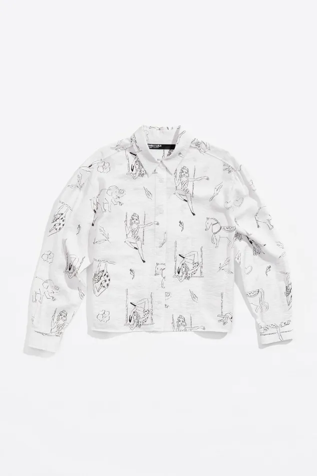 Offwhite Circus Boxy Shirt Circus Off White Women Bimba Y Lola Shirts Offwhite Circus Boxy Shirt Circus Off White Women Bimba Y Lola Shirts