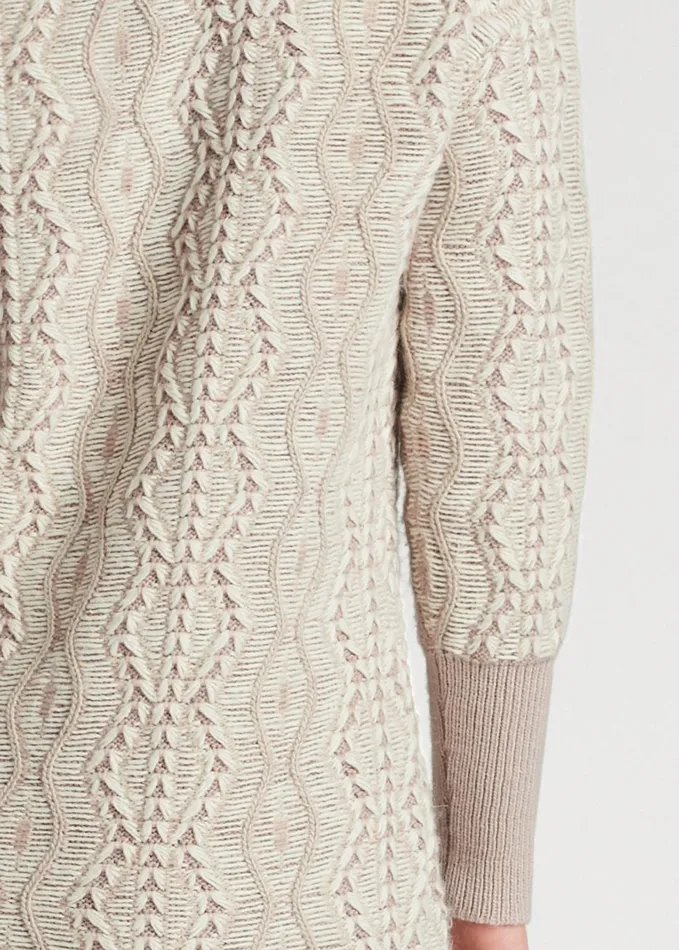 OneShoulder Sweater Dress Blush Multi Women VENUS Short Dresses