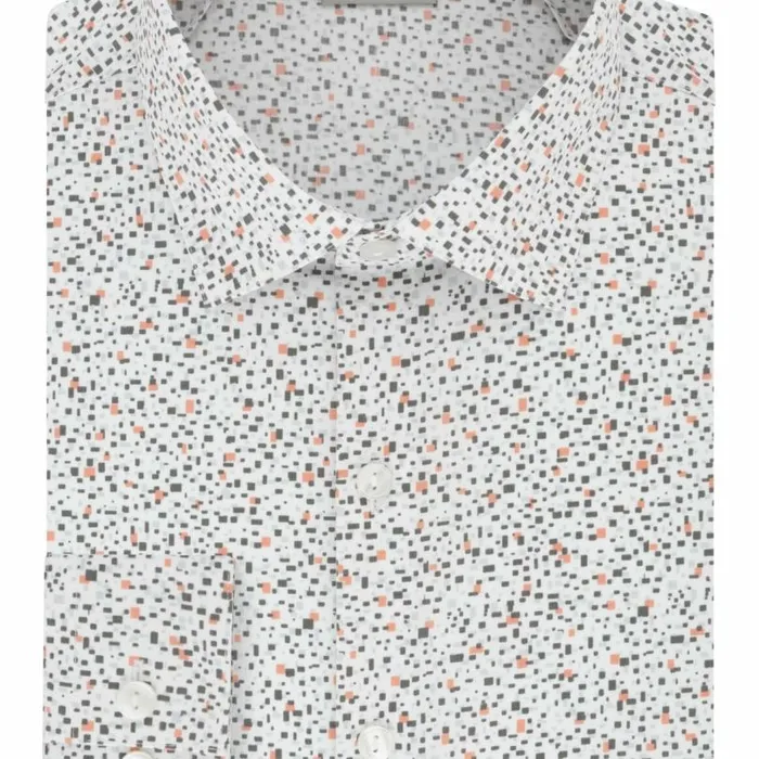 Orange And Black Print Ls Slim Fit Tek Fit Spread Collar Oyster Men Kenneth Cole Dress Shirts Orange And Black Print Ls Slim Fit Tek Fit Spread Collar Oyster Men Kenneth Cole Dress Shirts
