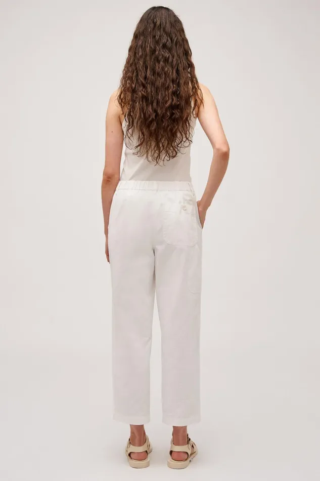 Oroton Arlo Carpenter Chino Antique White Women Pants Oroton Arlo Carpenter Chino Antique White Women Pants