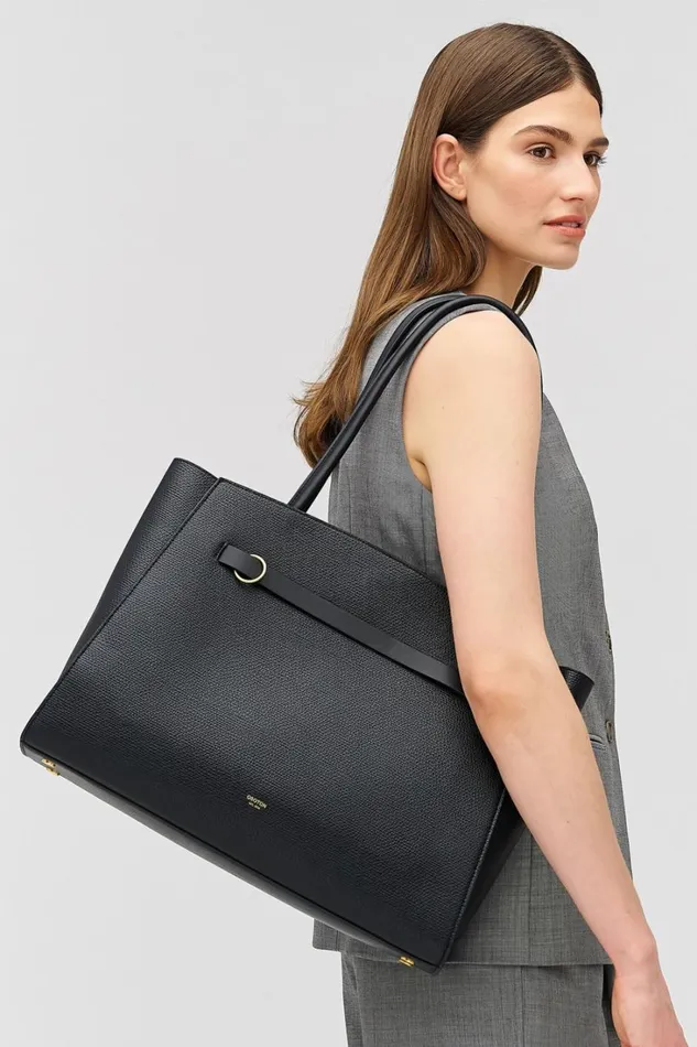 Oroton Audrey Large Tote Black Women Totes Oroton Audrey Large Tote Black Women Totes