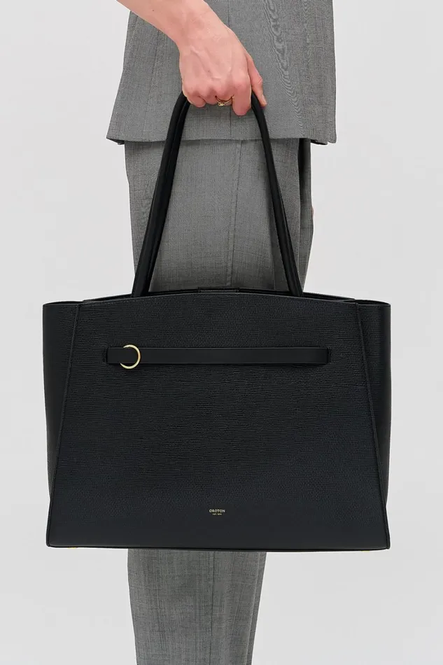 Oroton Audrey Large Tote Black Women Totes Oroton Audrey Large Tote Black Women Totes