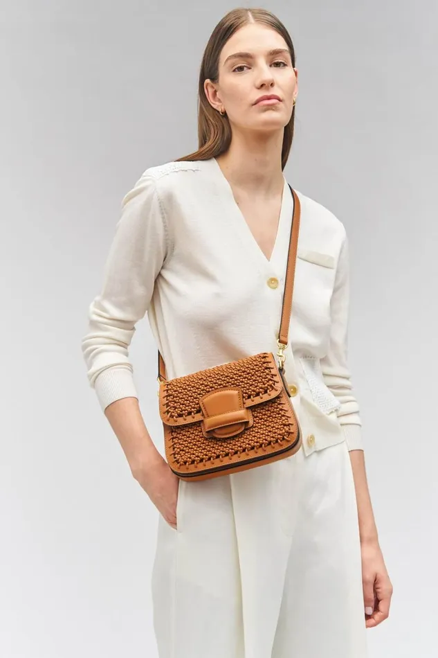 Oroton Carter Collectable Small Day Bag Amber Women Crossbody Oroton Carter Collectable Small Day Bag Amber Women Crossbody