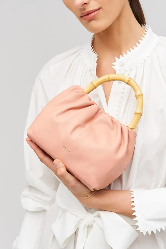 Oroton Gretel Mini Top Handle Rosewood Women Shoulder Oroton Gretel Mini Top Handle Rosewood Women Shoulder
