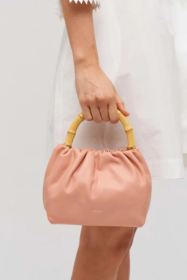 Oroton Gretel Mini Top Handle Rosewood Women Shoulder Oroton Gretel Mini Top Handle Rosewood Women Shoulder