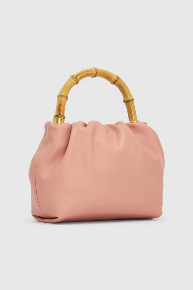Oroton Gretel Mini Top Handle Rosewood Women Shoulder Oroton Gretel Mini Top Handle Rosewood Women Shoulder