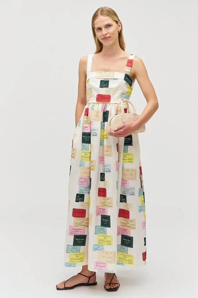 Oroton Invitation Print Sundress Multi Women Dresses Oroton Invitation Print Sundress Multi Women Dresses