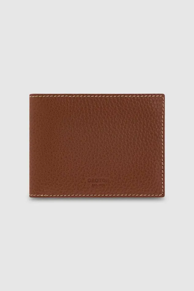 Oroton Marcus 8 Card Wallet Dark Whiskey Men Wallets