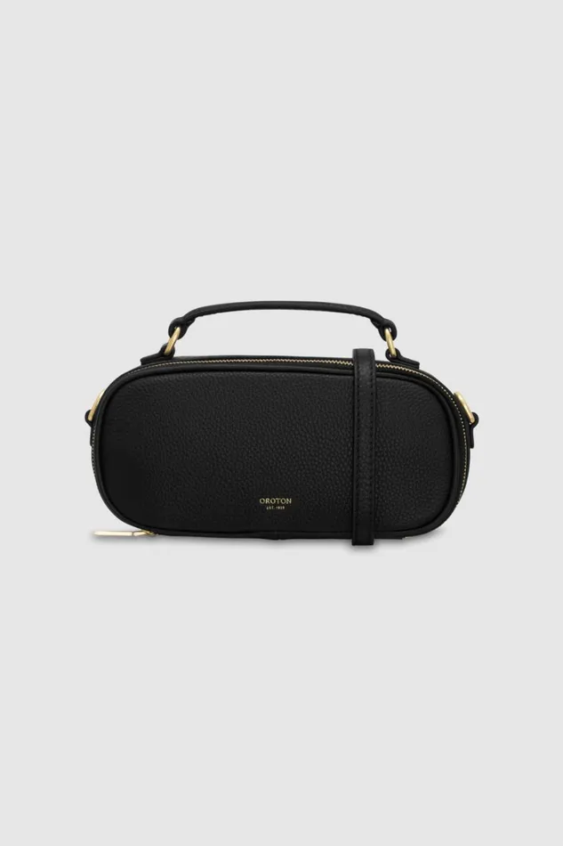 Oroton Margot Camera Bag Black Women Crossbody