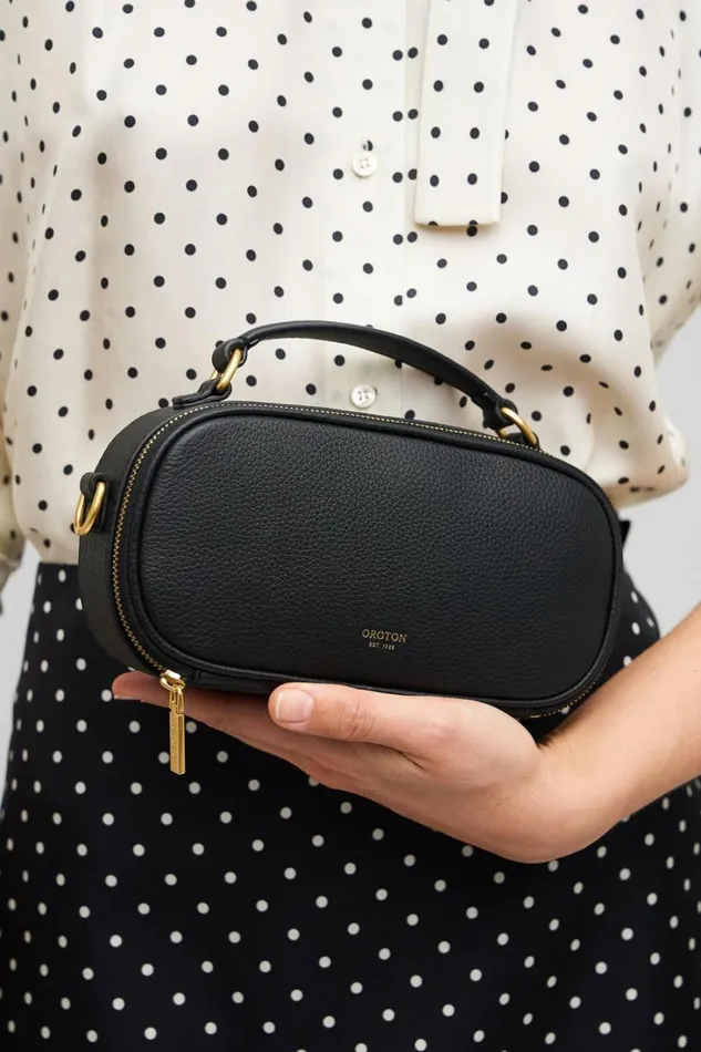 Oroton Margot Camera Bag Black Women Crossbody Oroton Margot Camera Bag Black Women Crossbody