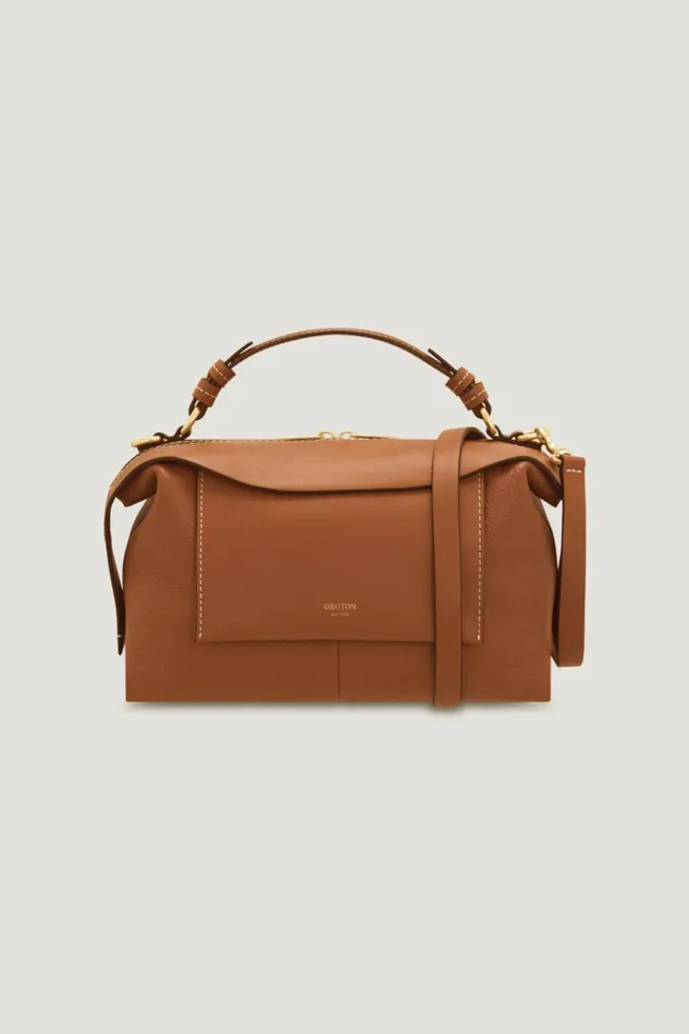 Oroton Mica Small Bowler Brandy Women Shoulder