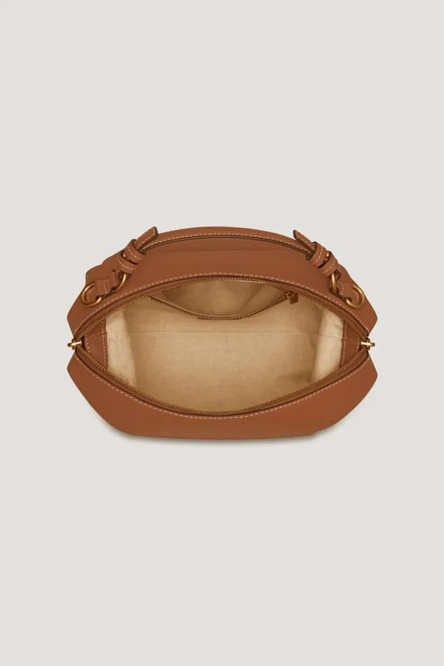 Oroton Mica Small Bowler Brandy Women Shoulder Oroton Mica Small Bowler Brandy Women Shoulder
