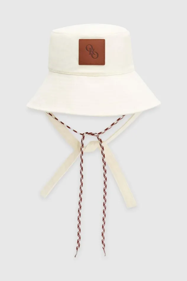 Oroton Nell Bucket Hat Antique White Women Hats