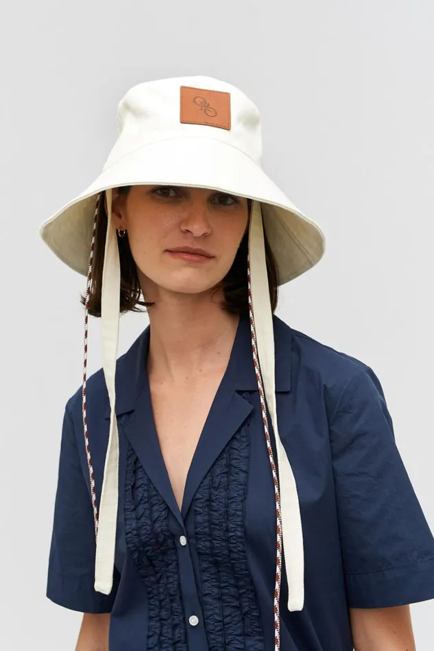 Oroton Nell Bucket Hat Antique White Women Hats Oroton Nell Bucket Hat Antique White Women Hats
