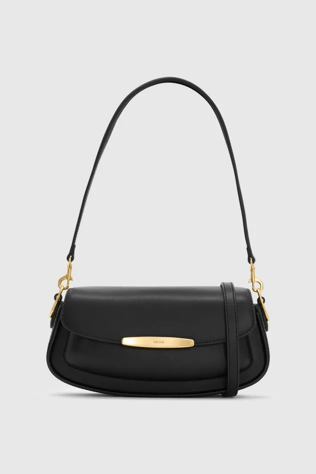 Oroton Nelle Baguette Black Women Mini Bags