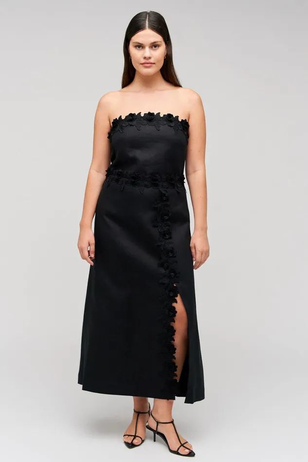 Oroton Rosebud Lace Skirt Black Women Skirts Oroton Rosebud Lace Skirt Black Women Skirts