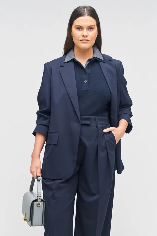 Oroton Single Breasted Blazer North Sea Women Jackets and Outerwear Oroton Single Breasted Blazer North Sea Women Jackets and Outerwear
