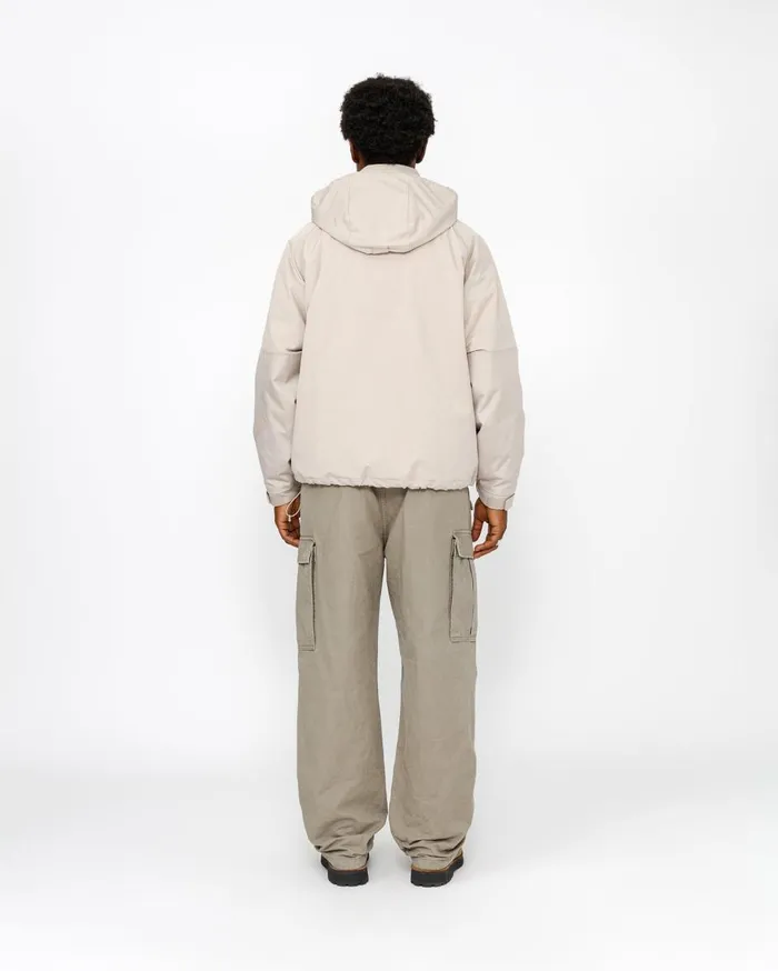 Outerwear MenWomen Stussy SHORT MILITARY PARKA Stone