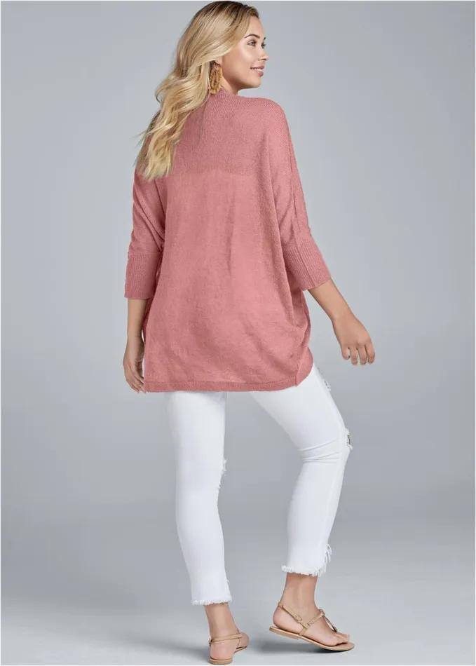 OVERSIZED CARDIGAN Rose Women VENUS Cardigans and Dusters