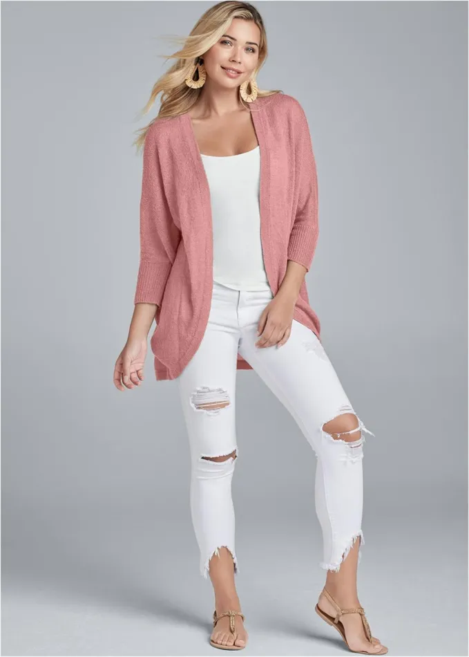 OVERSIZED CARDIGAN Rose Women VENUS Cardigans and Dusters