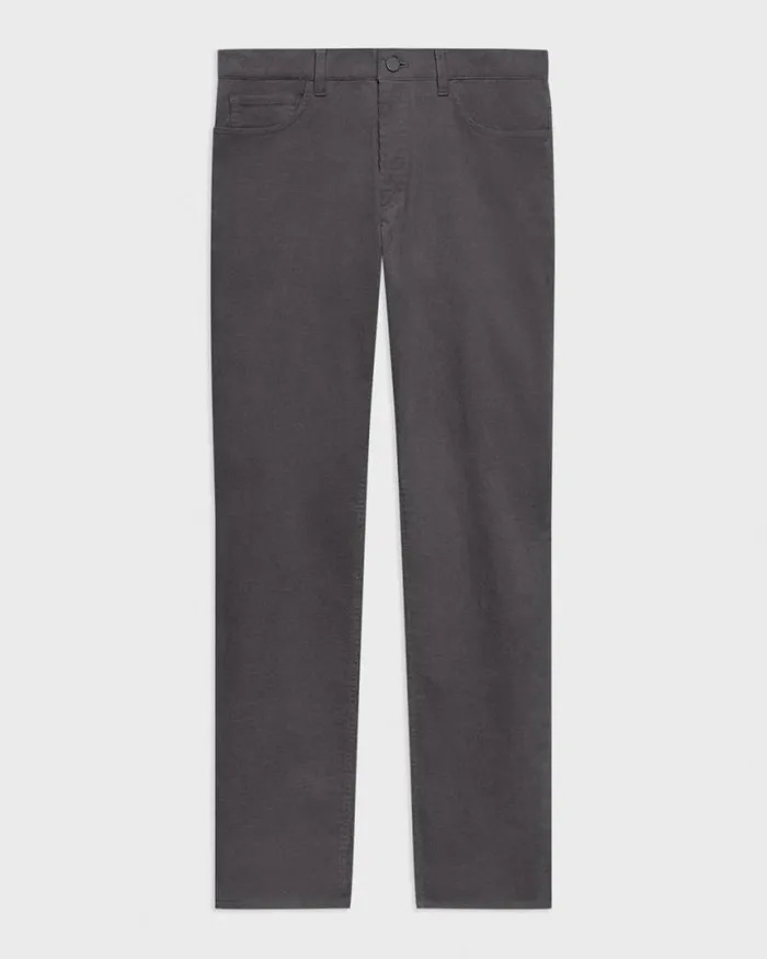 Pants Men Theory Raffi 5Pocket Pant In Stretch Corduroy Dark Grey Pants Men Theory Raffi 5Pocket Pant In Stretch Corduroy Dark Grey