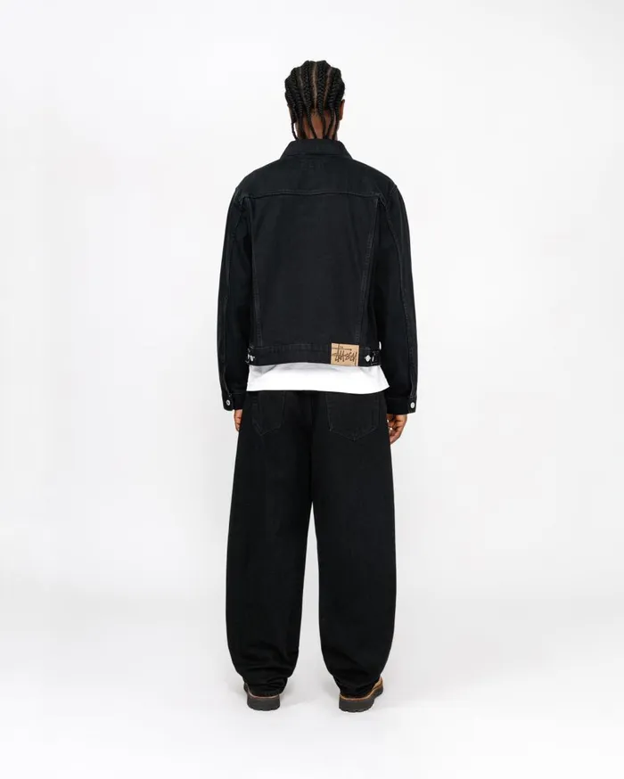 Pants MenWomen Stussy BIG OL039 JEAN DENIM Black Pants MenWomen Stussy BIG OL039 JEAN DENIM Black