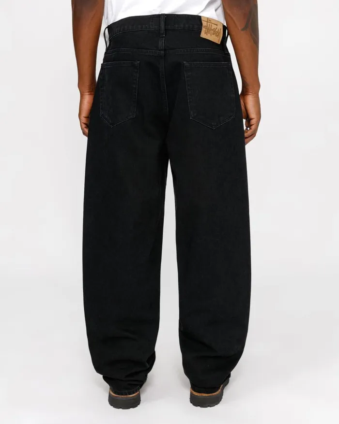 Pants MenWomen Stussy BIG OL039 JEAN DENIM Black Pants MenWomen Stussy BIG OL039 JEAN DENIM Black