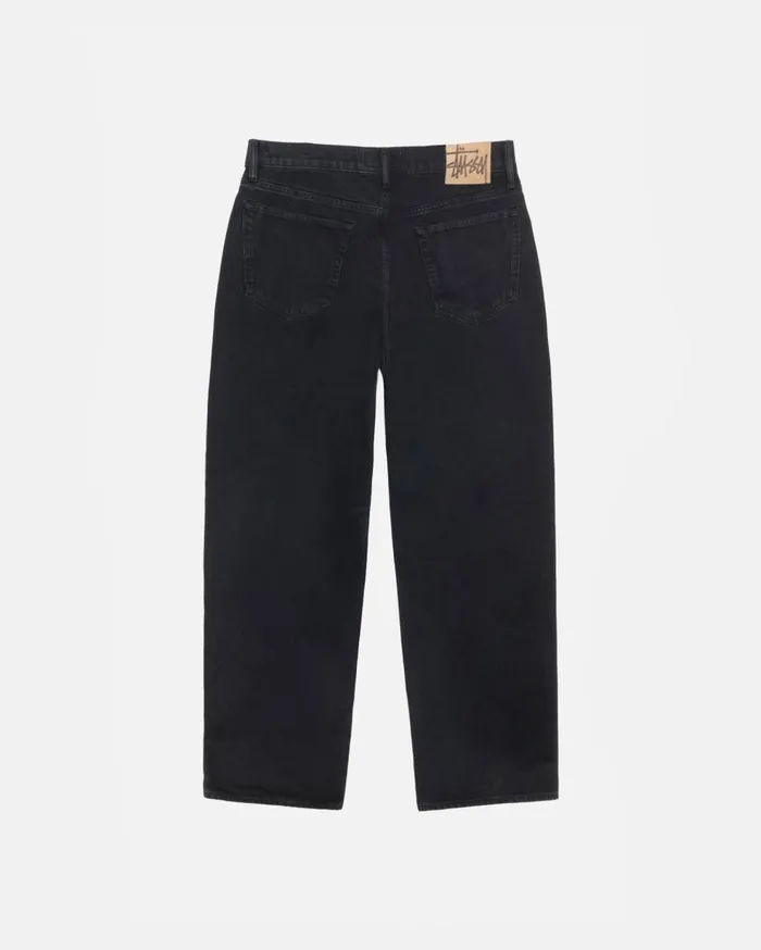 Pants MenWomen Stussy BIG OL039 JEAN DENIM Black Pants MenWomen Stussy BIG OL039 JEAN DENIM Black