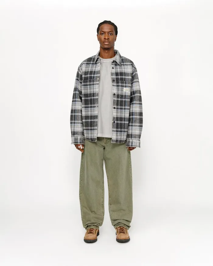 Pants MenWomen Stussy BIG OL039 JEAN DENIM Faded Army