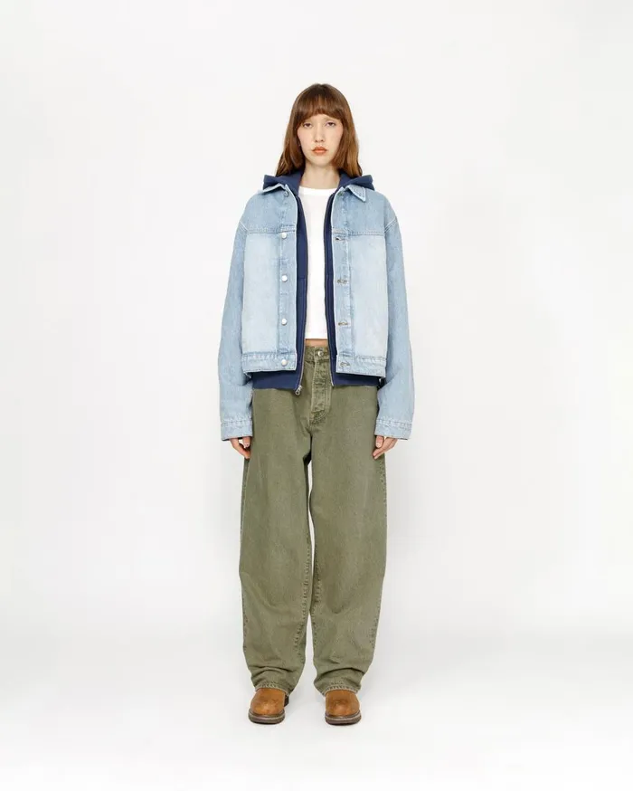 Pants MenWomen Stussy BIG OL039 JEAN DENIM Faded Army Pants MenWomen Stussy BIG OL039 JEAN DENIM Faded Army