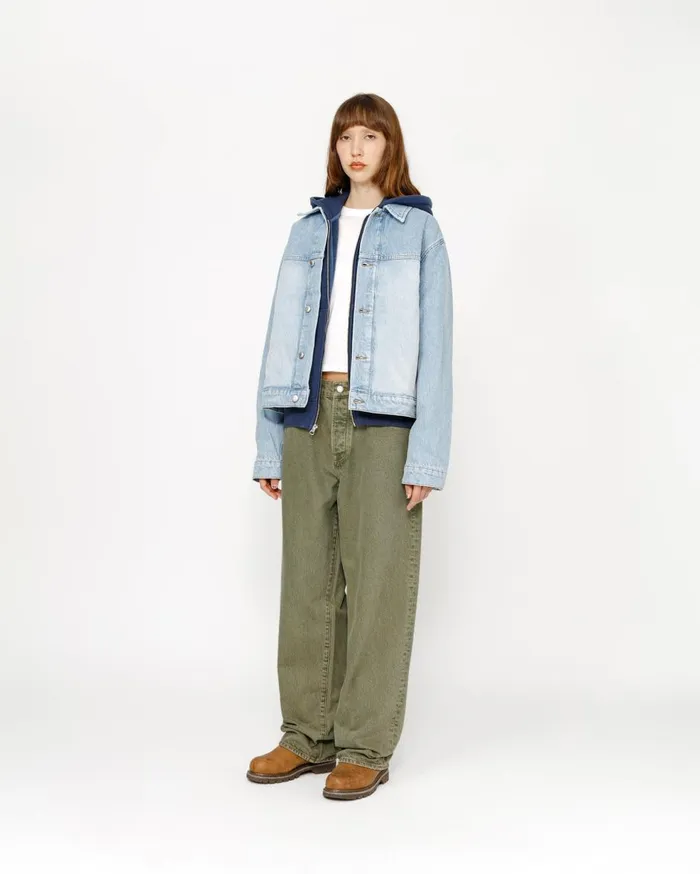 Pants MenWomen Stussy BIG OL039 JEAN DENIM Faded Army Pants MenWomen Stussy BIG OL039 JEAN DENIM Faded Army