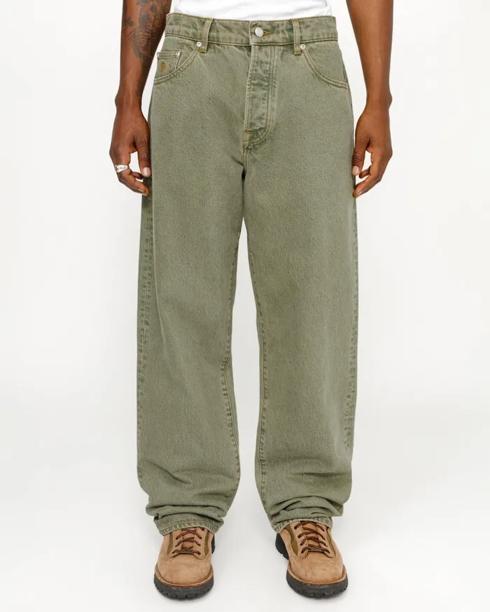Pants MenWomen Stussy BIG OL039 JEAN DENIM Faded Army Pants MenWomen Stussy BIG OL039 JEAN DENIM Faded Army