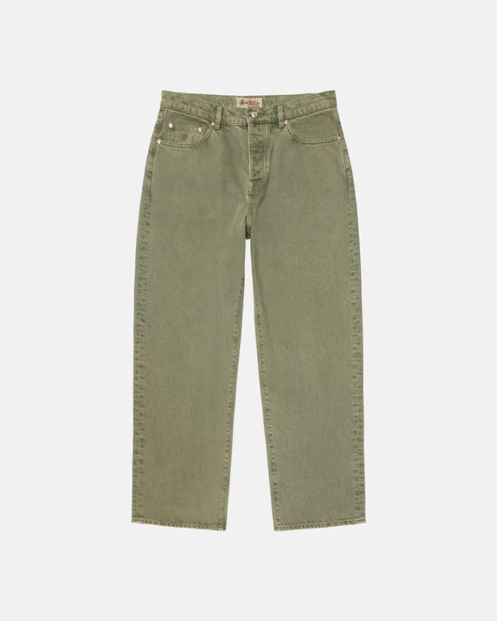 Pants MenWomen Stussy BIG OL039 JEAN DENIM Faded Army Pants MenWomen Stussy BIG OL039 JEAN DENIM Faded Army
