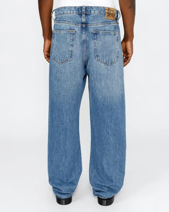 Pants MenWomen Stussy NEW CLASSIC JEAN DENIM Medium Blue Pants MenWomen Stussy NEW CLASSIC JEAN DENIM Medium Blue