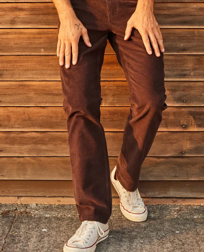 Pants ToadandCo Men8217s Jet Cord Pant Lean Barnwood