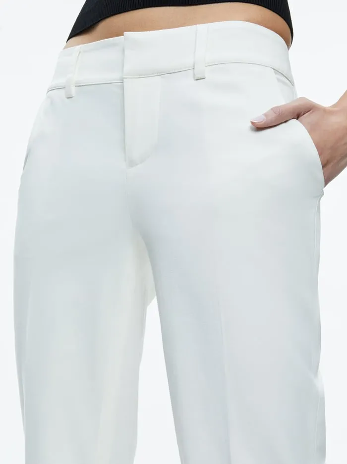 Pants Women Alice Olivia Janis Low Rise Cropped Flare Pant Off White