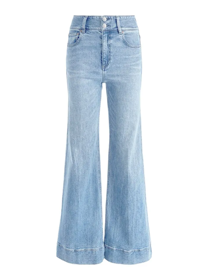 Pants Women Alice Olivia Missa Jean Rockstar Blue