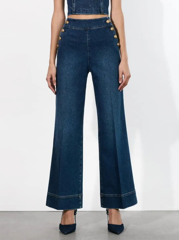 Pants Women Alice Olivia Narin Jean Love Train