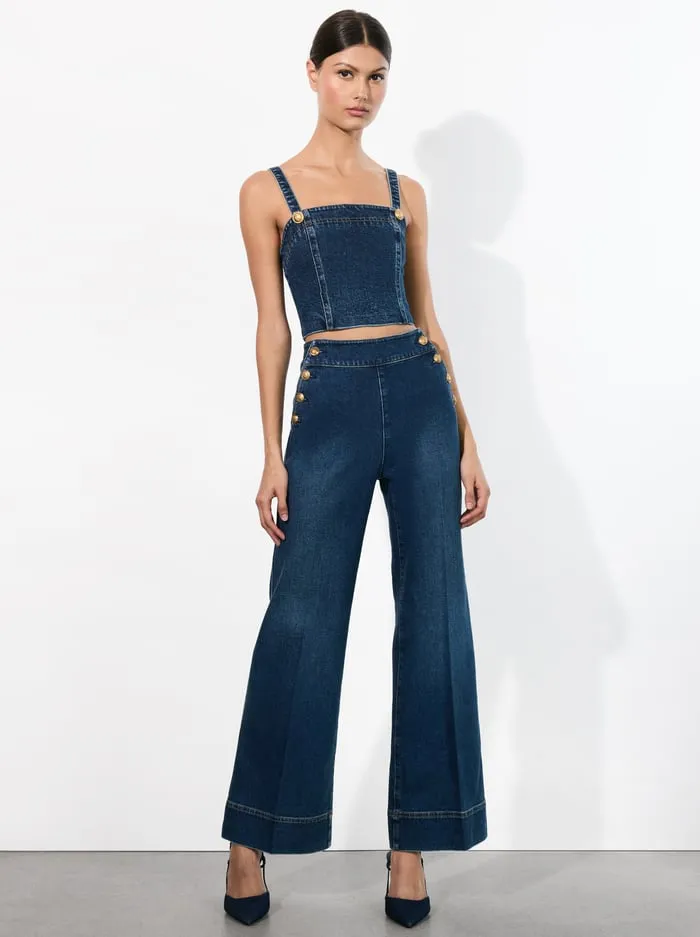 Pants Women Alice Olivia Narin Jean Love Train