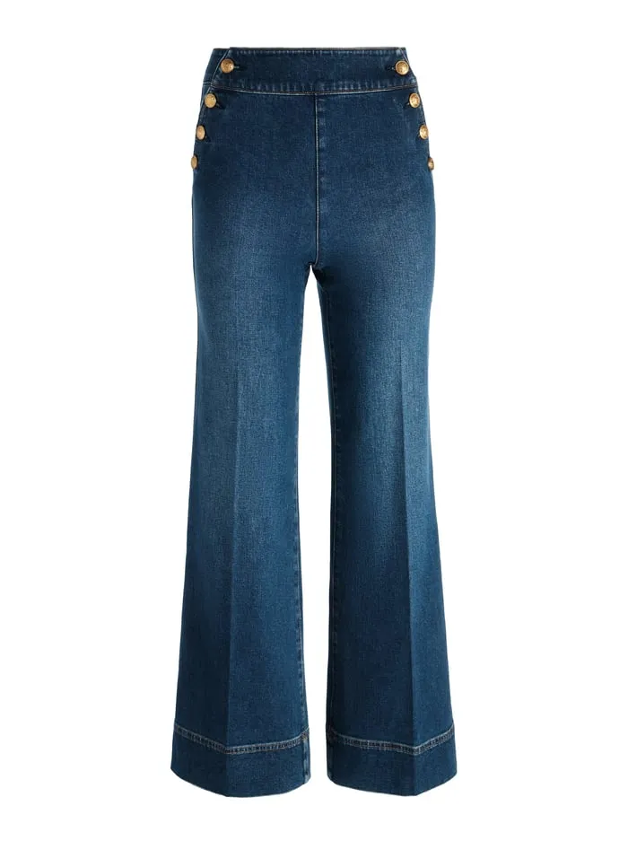 Pants Women Alice Olivia Narin Jean Love Train