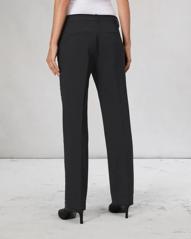 Pants Women Rag and Bone Cosette WoolBlend Pant Black