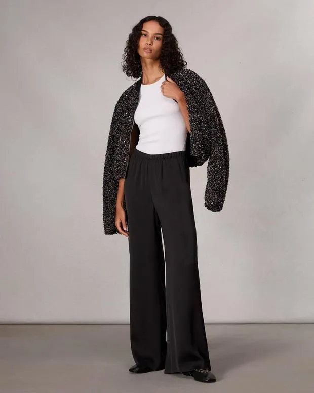 Pants Women Rag and Bone Olivia Lounge Pant Black