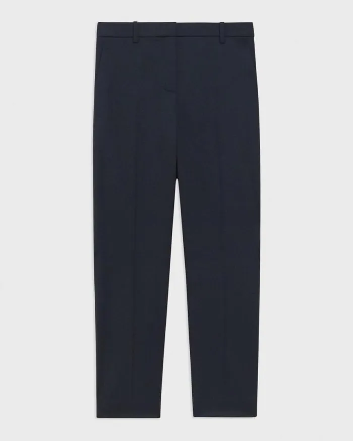 Pants Women Theory Treeca Pant In Stretch Wool Nocturne Navy Pants Women Theory Treeca Pant In Stretch Wool Nocturne Navy