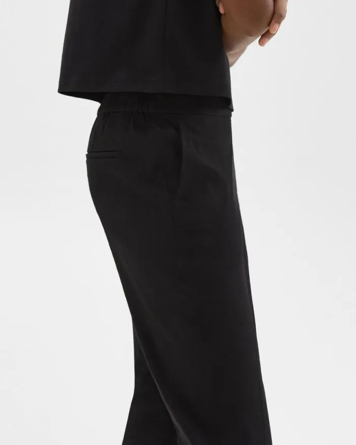 Pants Women Theory Treeca PullOn Pant In Good Linen Black