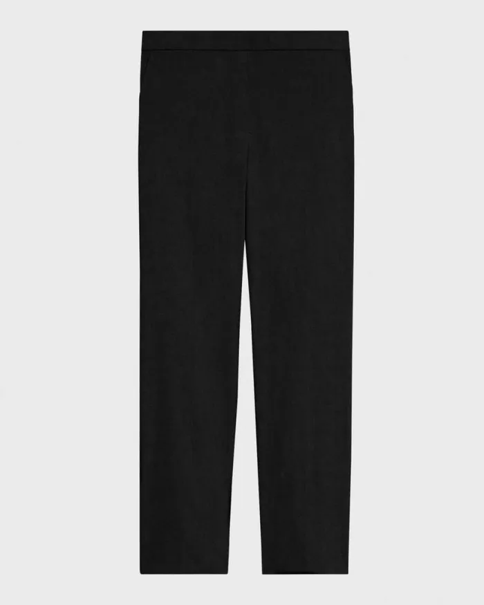 Pants Women Theory Treeca PullOn Pant In Good Linen Black