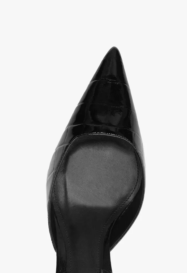 Paola Mid Sling Pump Black Women Schutz Shoes