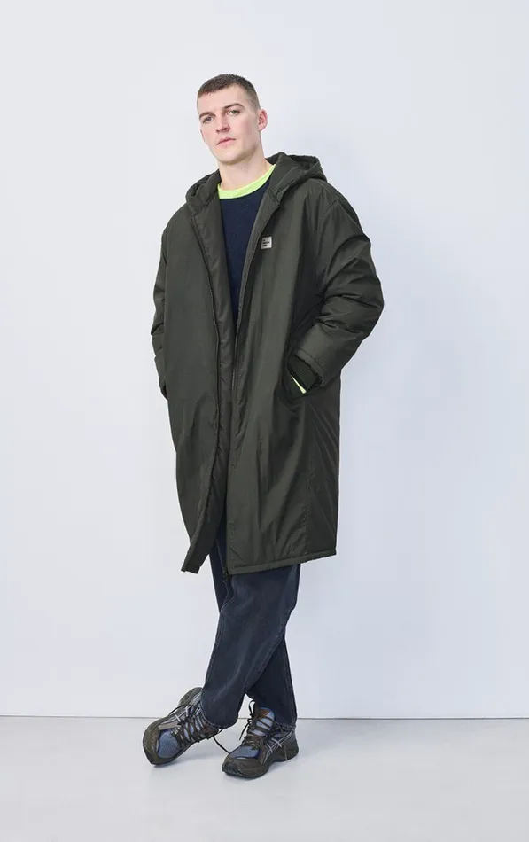 Parka Zotcity Carbon Men American Vintage Coats and Puffer Coats